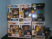 7pc Thor Funko lot; Glowing Loki, Hot Topic Loki, Collectors Corps Valkyrie, etc