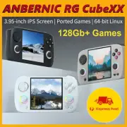 Anbernic RG Cube XX Portable Retro Handheld Game Cube Console + Protective Case