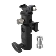 Adjustable Light Stand Adapter Flash Lights Bracket Accessory Flashlight Bracket