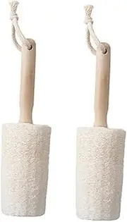 MERRYHAPY 2pcs Loofah Bath Brush for Shower Body Scrubbing Brush for Back and Bath Cleaning