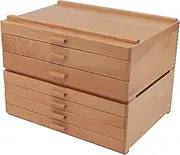 HG Art Concepts Artists Storage Chests - Premium Studio Organizer for Paint Tubes, Brushes, Pecils, Markers, & More! - 3 Drawer & 4 Drawer