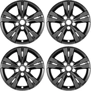 AutoBeeDen 4-Pack Wheel Skins Compatible with Chevrolet Chevy Equinox 2010 2011 2012 2013 2014 2015 2016 2017, 17 inch, 10-17 Chevy Equinox Wheel Rim Skin (Black Color)