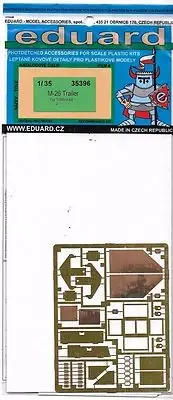 Eduard M-26 Trailer Photo Etch Details 1/35 396 For Tamiya Kit ST