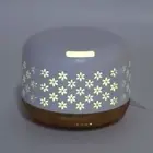 LED Essential Oil Diffuser Humidifier Aromatherapy Wood Grain 300ml Oil Diffuser