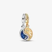 [PANDORA] Moments Two-Tone Sterling Silver and 14k rose-gold plated charms