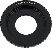 Fotodiox Lens Mount Adapter - C-Mount CCTV/Cine Lens to Sony Alpha E-Mount Mirrorless Camera Body