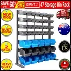 Giantz 47 Bin Storage Rack Shelving Workshop Garage Warehouse Tools Organiser