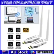 5G Wireless 4K HDMI Transmitter Receiver Extender Kit for TV Video/Audio Adapter