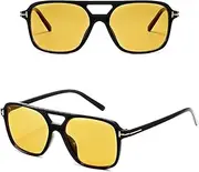 [DUPER] 70s Retro Aviator Sunglasses for Women and Men Stylish Shades with UV Protection Eyewear and Antiglare for Night Driving