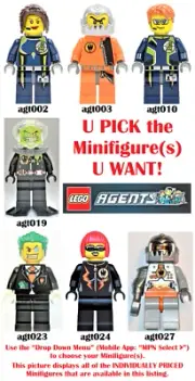 LEGO® U PICK Minifigures AGENTS **NEW**