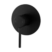 Watermark Black Round Mixer Tap For Handheld Shower Head Bath Tub SPA Basin Spout