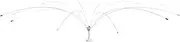 Bird B Gone MMBS600SPN Spinning Spider Bird Deterrent, 6-Foot, Silver