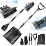40" Windshield Snow Remover, 360° Swivel Brush, Foam Handle for Car, SUV, Truck