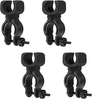 Itadaku 4 Piece Wheelchair Walking Cane Holder Set, 360° Rotating Cane Clip, Adjustable Crutch Bracket, Universal Plastic Cane Holder Rack for Walker, Wheelchair, Crutches & bike