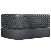 Logitech K860 ERGO Split Wireless Keyboard - Curved Ergonomic Split Keyboard, Bl