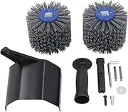Abrasive Drawing Wheel, Wire Wheel Burnishing Tool, Angle Grinder to Wire Drawing Polishing Machine Accessories, Angle Grinder Conversion Kit for Buffing and Polishing
