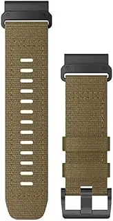 Garmin QuickFit 26mm Replacement Watch Band, Coyote Tan Nylon Band