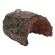 Reptile Trunk Hide Lizard Hide Wood Reptile Cage Accessories Lizard Hideaway