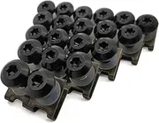 Motorcycle Fairing Screws Clips Body Spring Bolt Kit Accessories for Suzuki for GSXR1000 1100 400 600 750(Black)