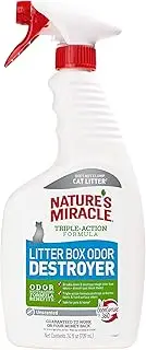 Nature's Miracle Litter Box Odor Destroyer, 24 Ounces, Eliminates Feces, Urine and Ammonia Odors from Cat Litter Box
