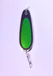 Kokanee Dodger: EMERALD PRISM / nickel