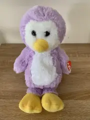 Ty Attic Treasures - "Gordon The Penguin" Lavender Plush Lovey NWTs 32cm