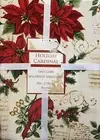 Benson Mills Holiday Cardinal Music Notes Christmas Cloth Tablecloth 70” Round