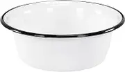 Karl Kruger Household Enamel Bowl, White, 16 cm