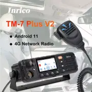 New Inrico TM-7 Plus V2 4G Network Radio Android 11 Real-PTT ZELLO Poc Car Radio