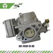 6G1-14301-01-00 Fits Yamaha Outboard Motor 6 8 HP Carburetor Carb New