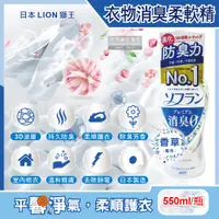 在飛比找PChome24h購物優惠-日本LION獅王-SOFLAN深層消臭持久芳香防靜電衣物香氛