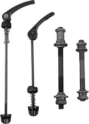 ibasenice 1 Set Quick Release Bike Skewer Set Durable Hollow Shaft for Front and Rear Wheels Easy Tool Replacement for Bicycles Practical Configuration