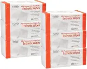 ForPro Professional Collection All-Purpose Lint-Free 4-Ply Esthetic Wipes, for Salon and Spa Use, Soft, Strong and Durable, Latex-Free, 4" x 4", 200-Count (Pack of 6)