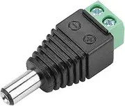 RIZGHWOY DC Power Male Plug Jack Terminal Adapter Connector for CCTV Camera 5.5 * 2.1mm - Easy, Professional Appearance, Suitable for CCTV Camera
