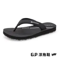 在飛比找momo購物網優惠-【G.P】女款極簡風海灘夾腳拖鞋G3718W-黑色(SIZE