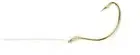 Sea Striker S409-2 Snelled Hooks 6pk Sz2 Gold Wide Gap, 12" Leader