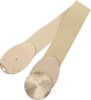 [CALLARON] Decorative Waist Belt Wide Elastic Cinch Belt for Dresses Coats More Stylish Stretchy Design with Elegant Buckle for Weddings Parties Special Occasions