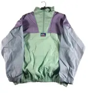 Stranger Things X Quicksilver Women Lenora Windbreaker Jacket Size M