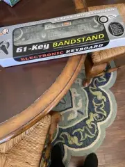 61 Key Bandstand Electronic Keyboard With Microphone NEW Create Your Own Music
