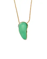 Kenneth Jay Lane 22K Plated Pendant Necklace