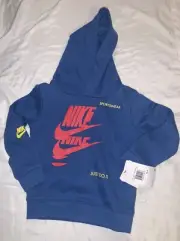 BOY’S NIKE JUST DO IT DK MARINA BLUE 76K202-BAJ 2PC SET SIZE (1-2YRS) 2T