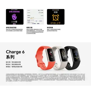 新上市 現貨 Fitbit CHARGE 6 健康智慧手環 運動手錶 公司貨 GPS 血氧 音樂播放