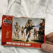 Airfix 48 WWII British 8th Army 1:76 Scale Plastic Model Figures A00709