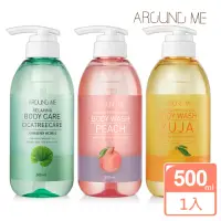 在飛比找momo購物網優惠-即期品【韓國 AROUND ME】沐浴露500ml(有效至2