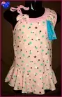 Pink Stars - Girls SWIMWEAR / BATHERS / TOGS - Sz 8 (L) - New Factory Seconds