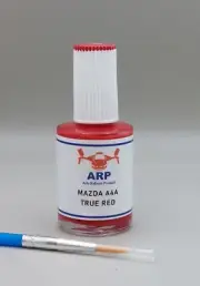 For MAZDA Paint Code A4A TRUE RED Touch up Paint +Fine Tip Brush :