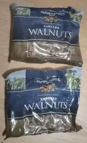 2-1 lb.Alpine Walnuts Shelled Roasted Nuts No Salt 16oz (3 lbs. Total) 12/14/24