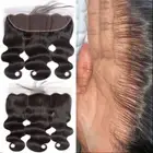 13x4 HD Lace Frontal Body Wave with Bangs - 100% Remy Human Hair, 10 Inch