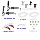 Beer Tap Disconnect Line Draft Beer System for 2 X Ball Lock Cornelious Keg FP