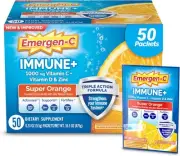 Emergen-C Immune+ Triple Action Immune Support Powder, BetaVia (R), 1000mg Vitam
